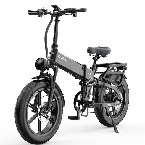 OVIVO V2 PRO 2.0 | Bicicletta Elettrica Pieghevole | Versatile | Motore BAFANG 250W | 48V 20Ah | Freni Idraulici | 25km/h | Autonomia 100-130Km| GARANZIA ITALIANA