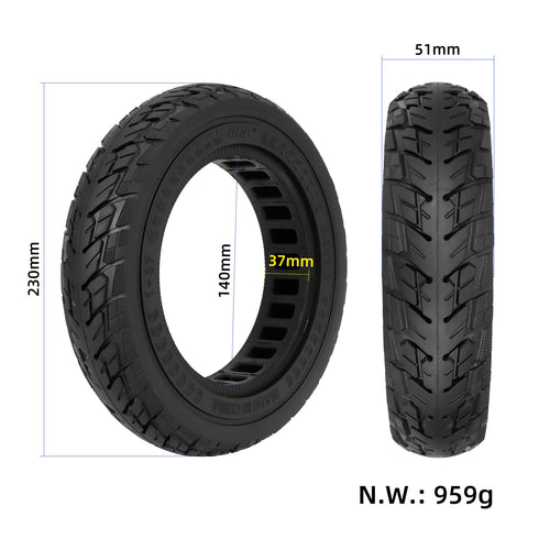 PNEUMATICO pieno gomma solida ruota 9,5x2-6,1 pollici per modifica Xiaomi, Ducati, Lexgo, Nilox, Alfa Romeo, Vivobike, Woow