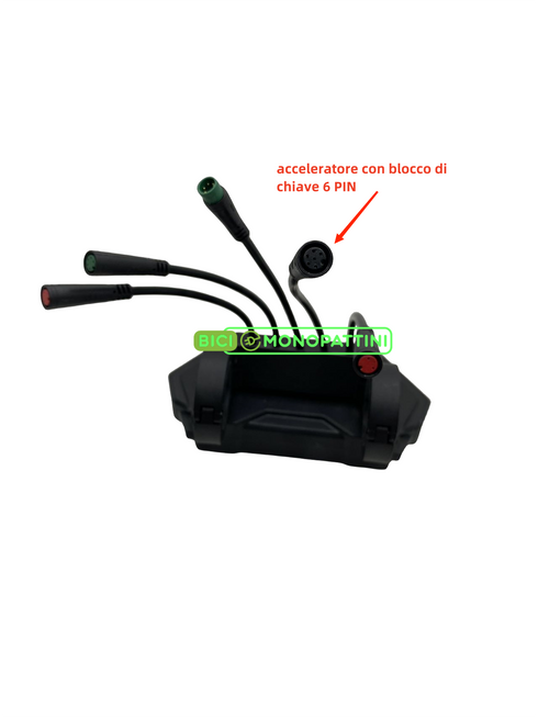 Display (Accelaratore con 6 Pin) ORIGINALE per Kugoo Kukirin G2 Max e Kukirin G2 Pro (versione C) Monopattino Elettrico