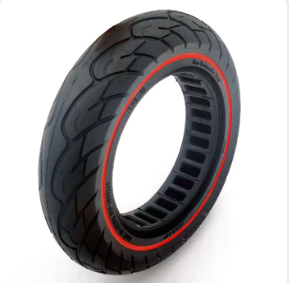 Pneumatico pieno gomma solida ruota 10x2.5-6.5/B44 pollici cerchi 44MM per KUGOO G2 PRO, G MAX, G3/Ninebot G30/Ducati/Aprilia (60/70-6.5)/Argento