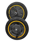 Pneumatico pieno gomma solida ruota 10x2.5-6.5 / B44 pollici cerchi da 44MM per NINEBOT MAX G30 Kugoo G2 PRO G MAX/Ducati/Aprilia(60/70-6.5)