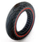 PNEUMATICO pieno gomma solida ruota 10x2.125-6.1 pollici linea rossa per monopattino Kugoo, Xiaomi, Ducati, Lexgo, Nilox, Alfa Romeo, Vivobike, Woow