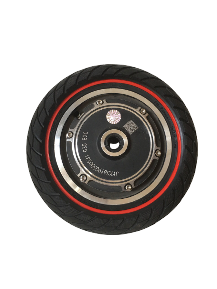 PNEUMATICO pieno gomma solida ruota 10x2.5-6.1 / 255x80 /B34 pollici cerchi da 34mm per monopattino Kugoo Kirin KuKirin M4/M4 Pro/KUKIRIN G2 MAX/KUKIRIN G3 PRO e altri scooters linea rossa