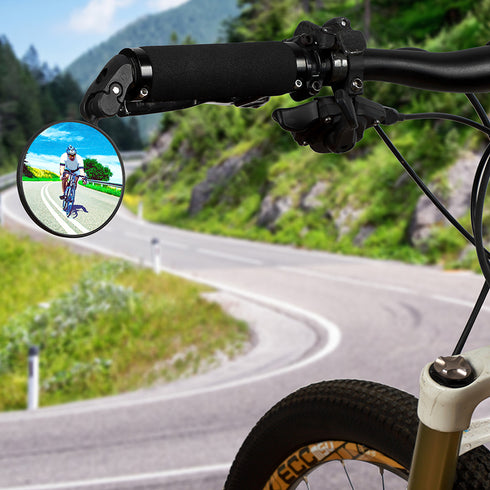 Specchietto Retrovisore Universale 360° per Bici e Monopattini Elettrici