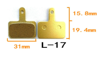 Pasticche freni (2 pezzi) per bici elettrica ENGWE EP-2 Pro/EP-2 Pro EU/EP-2 BOOST/Engine Pro/Engine Pro 2.0Engine X/M20/M1/L20/BOYUEDA/Kukirin G4 e altri