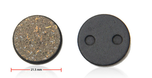 Pasticche freni (2 pezzi) per bici elettriche monopattini elettrichi FIIDO, Kugoo G Max, Xiaomi M365,1S